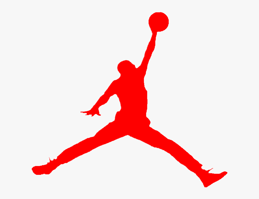 Red Air Jordan Logo Png, Transparent Clipart