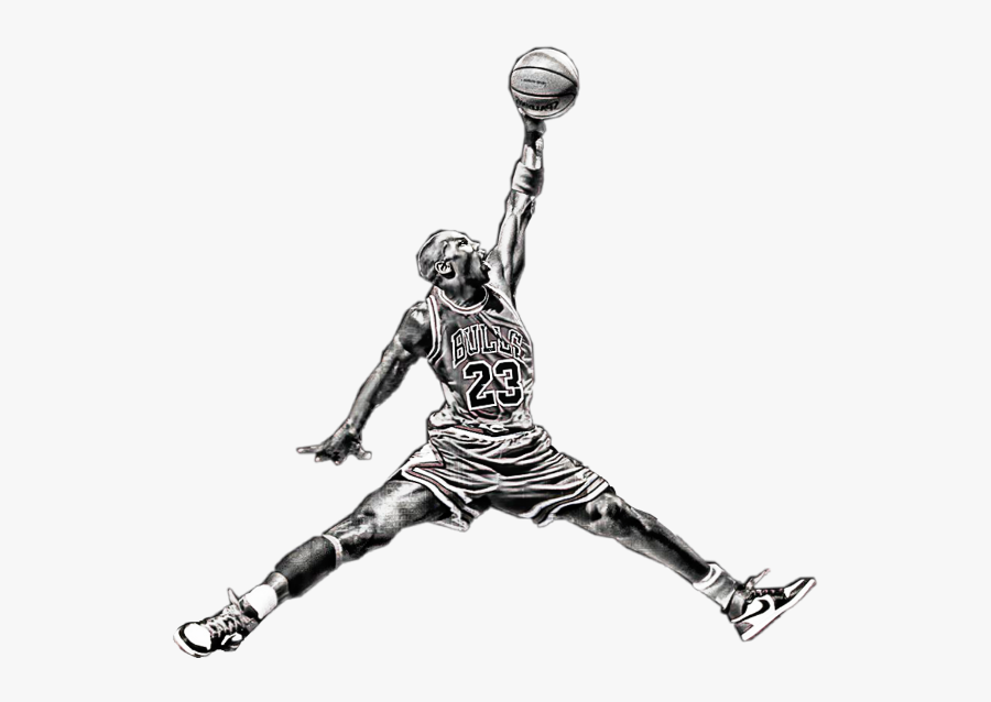 #michael Jordan - Air Jordan Silhouette, Transparent Clipart