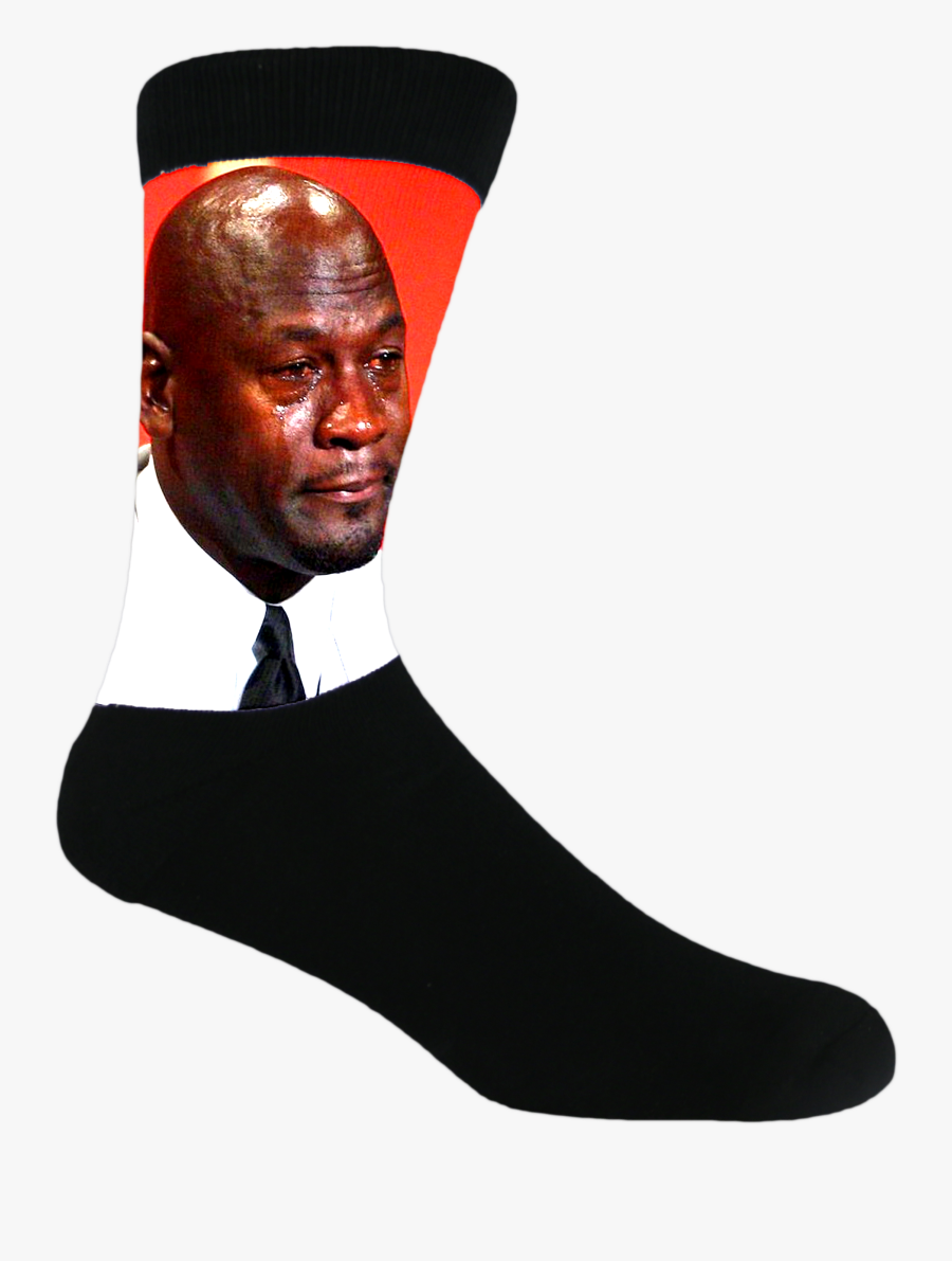 Kazoo Kid Png - Crying Jordan Meme Socks, Transparent Clipart