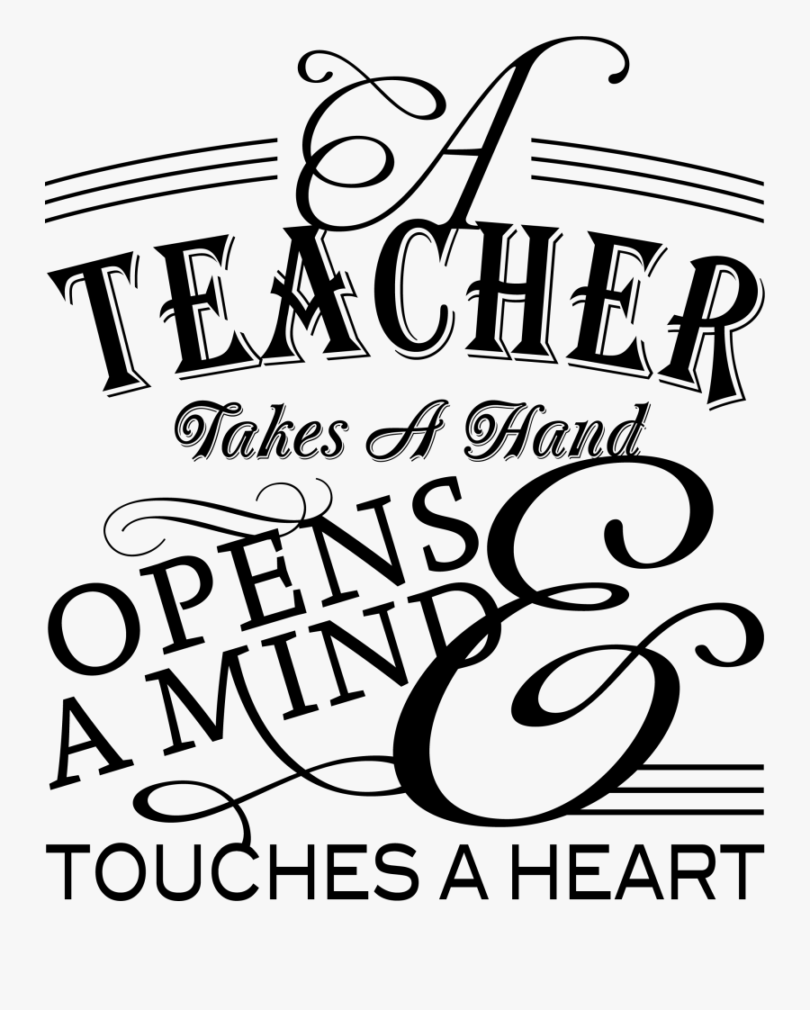 Teacher Appreciation Clipart - Poster, Transparent Clipart