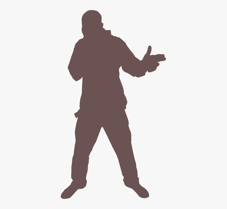 Standing,human Behavior,silhouette - Dude Vector, Transparent Clipart