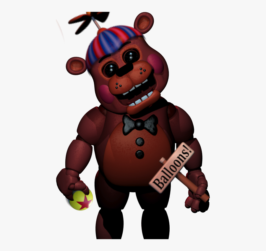 Carl The Circus Bear By Fredbeartheanimatron - Fnaf Toy Freddy Full Body, Transparent Clipart