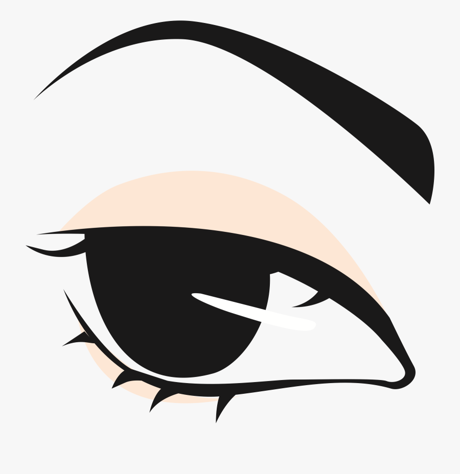 Transparent Eyebrows Clipart - Eye, Transparent Clipart