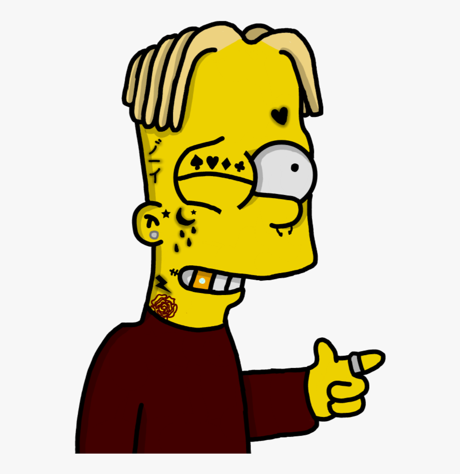 #simpson #thesimpsons #bart #bartsimpson #simpsonwave - Dibujos De Bart Simpson, Transparent Clipart