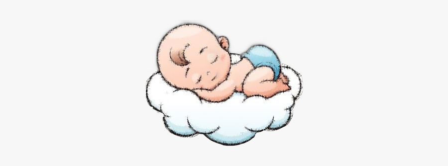 #baby #sleepingbaby #sleep #cloud #babyboy #freetoedit - Babies Clipart, Transparent Clipart
