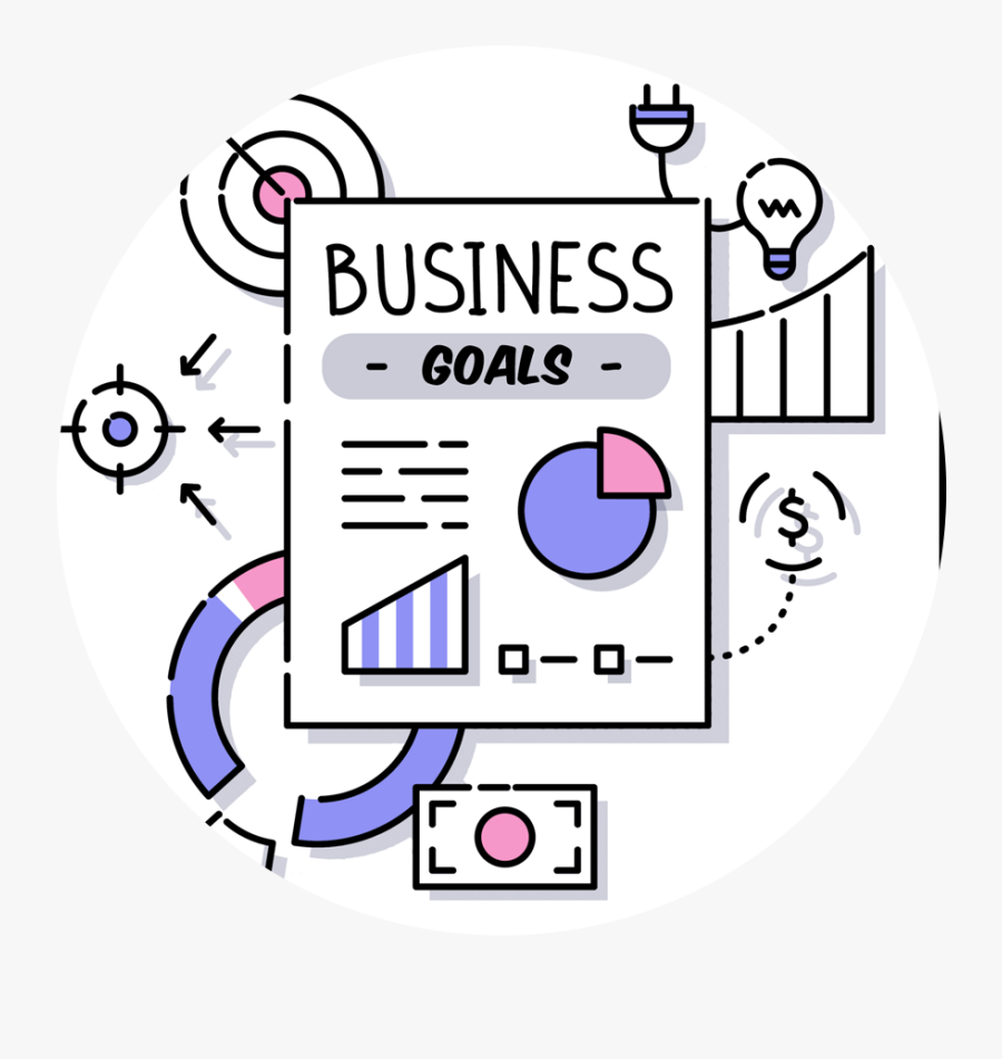 10 Goals For Small Business Owners - Circle, Transparent Clipart