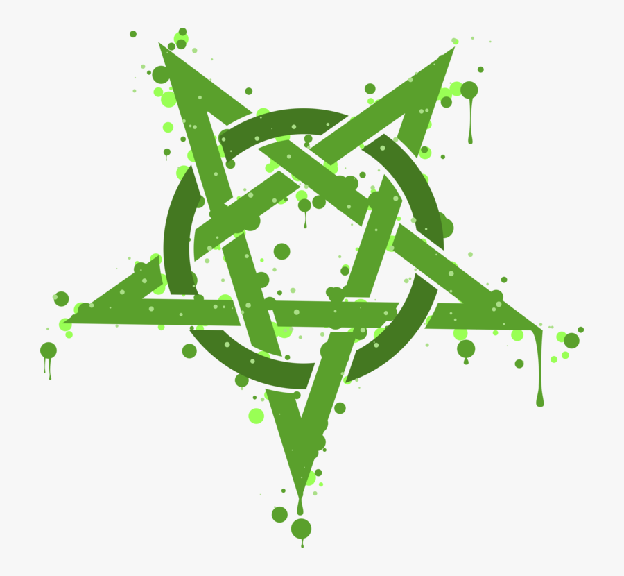 Grass,leaf,symmetry - Pentagram Tribal, Transparent Clipart