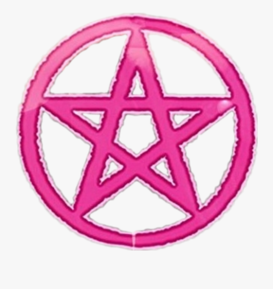 #pink #pentagram - Pentagram Star, Transparent Clipart