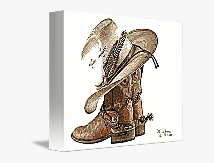 Spurs Drawing Painting Transparent Png Clipart Free - Cowboy Boot, Transparent Clipart