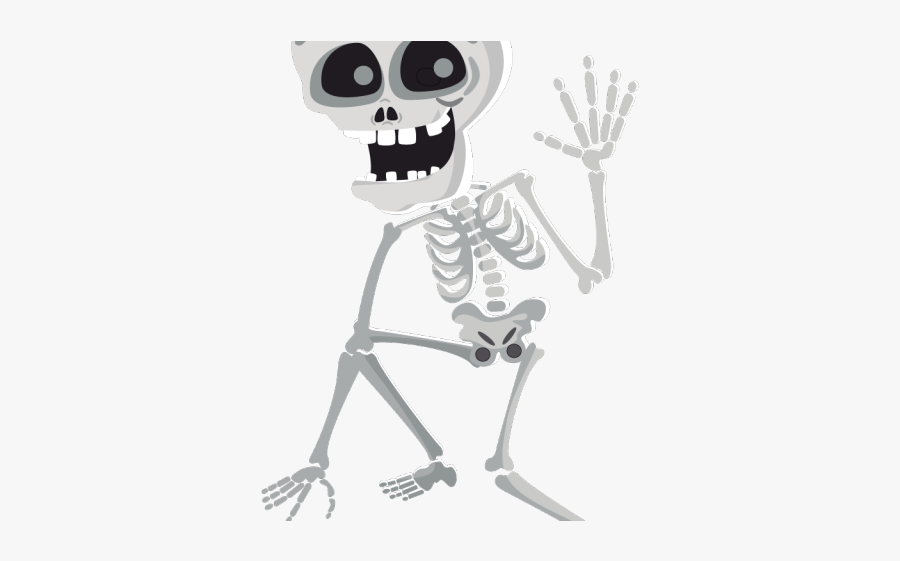 Skeliton Huge Freebie - Cartoon Skeleton No Background, Transparent Clipart
