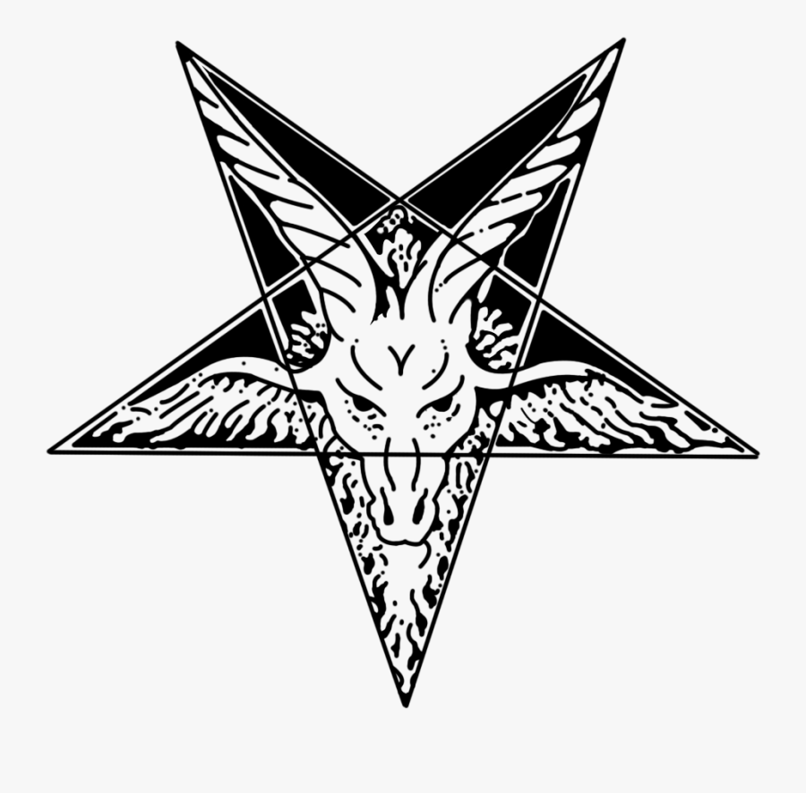 Transparent Pentagram Goat - Pentagram Png, Transparent Clipart