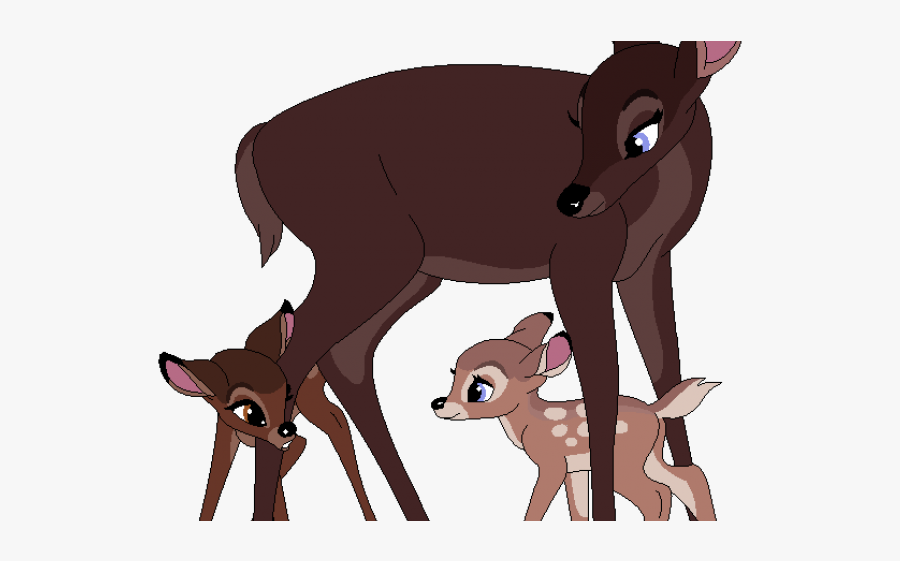 Bambi Clipart Fawn - Cartoon, Transparent Clipart