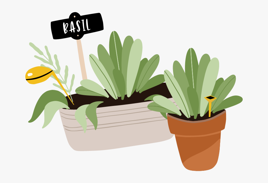 Garden Sensors - Flowerpot, Transparent Clipart