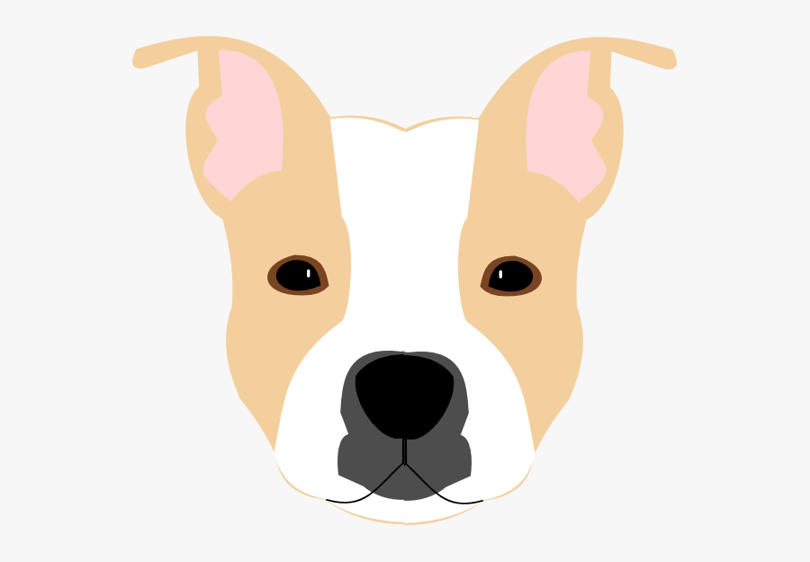 Angie Honey Red Fawn American Staffordshire Terrier - Molde American Staffordshire Terrier De Feltro, Transparent Clipart