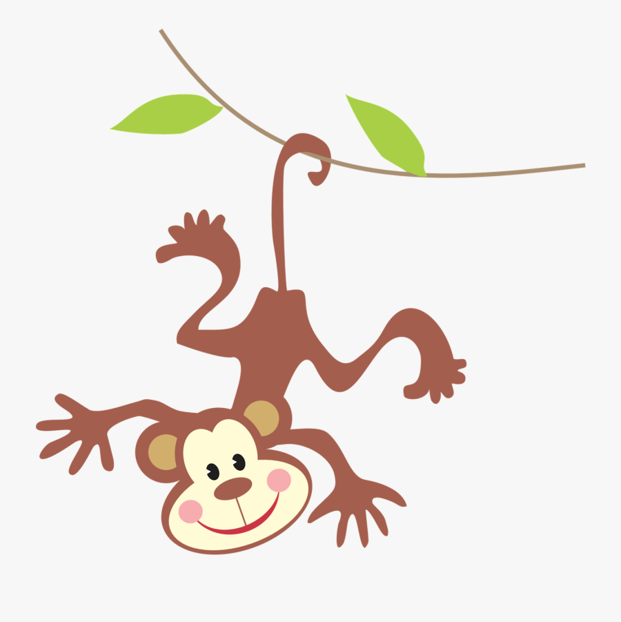 Jungle Babies Clip Art - Jungle Monkey Clip Art, Transparent Clipart