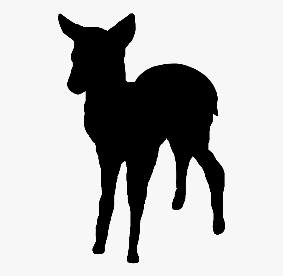 Boer Goat Decal Sticker Cattle Clip Art - Fawn Silhouette Png, Transparent Clipart