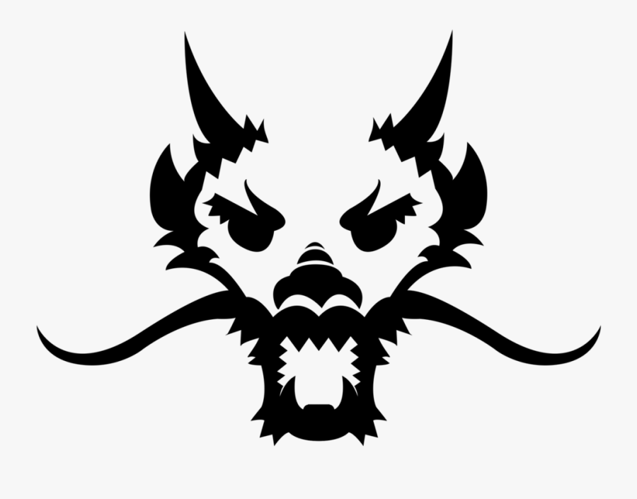 Chinese Dragon China Legendary Creature - Dragon Head Logo, Transparent Clipart