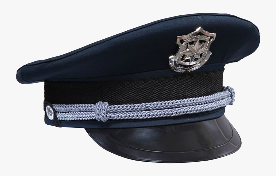 Com Cap Police Officer Hat Security Guard - Transparent Police Hat Png, Transparent Clipart