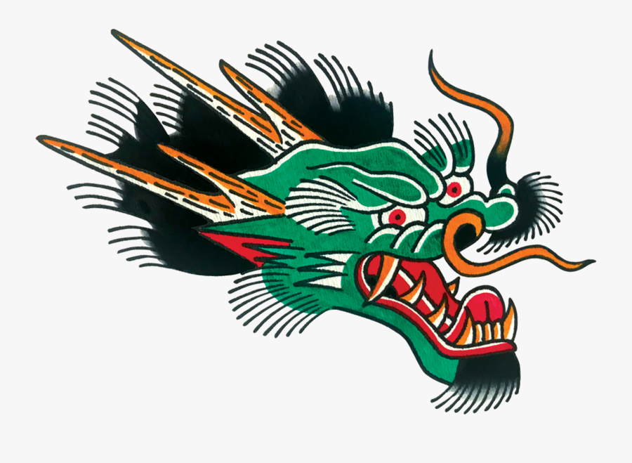 Japanese Dragon Head Png, Transparent Clipart