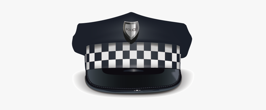 Police Officer Hat - Police Hat Transparent, Transparent Clipart