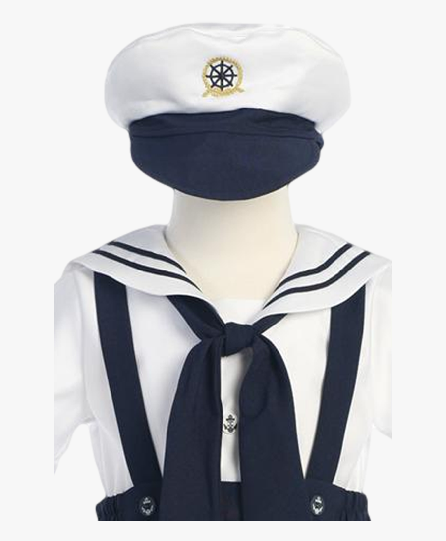 マリン セーラー - Baby Captain Sailor Hat, Transparent Clipart