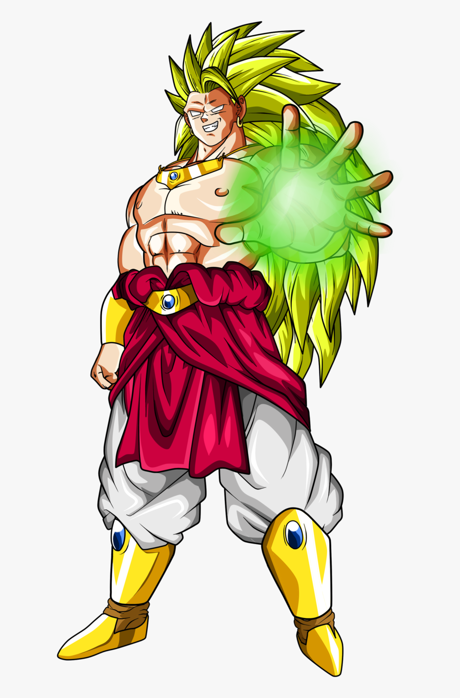 Dragon Ball Z Broly Png, Transparent Clipart
