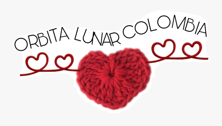 Crochet Orbitalunarcolombia Freetoedit - Heart, Transparent Clipart
