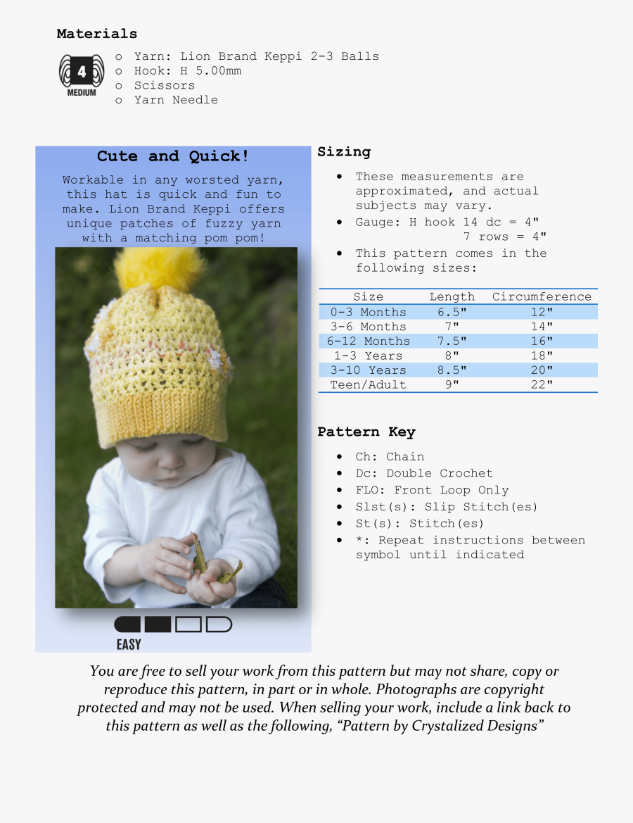 Brennan Beanie Free Crochet Pattern By Crystalized - Crochet, Transparent Clipart