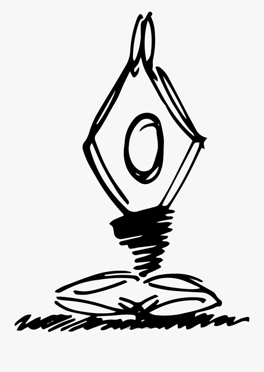 Meditate Coloring Page - Illustration, Transparent Clipart