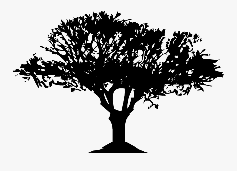 Bush Transparent Silhouette, Transparent Clipart