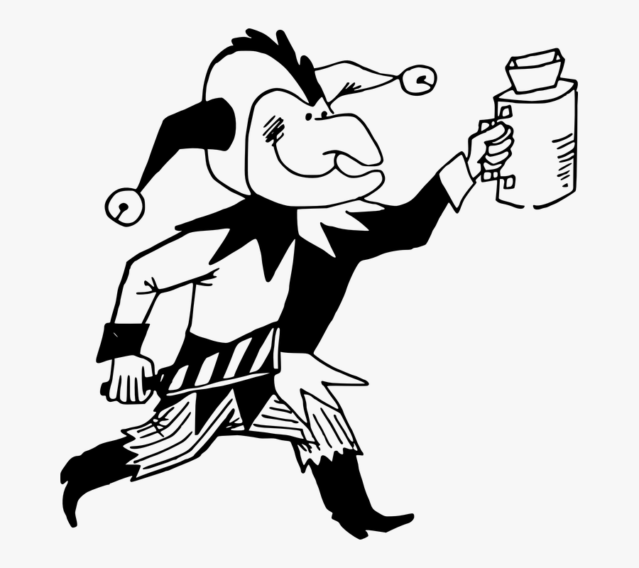 Transparent Joker Hat Png - Jester Clip Art, Transparent Clipart