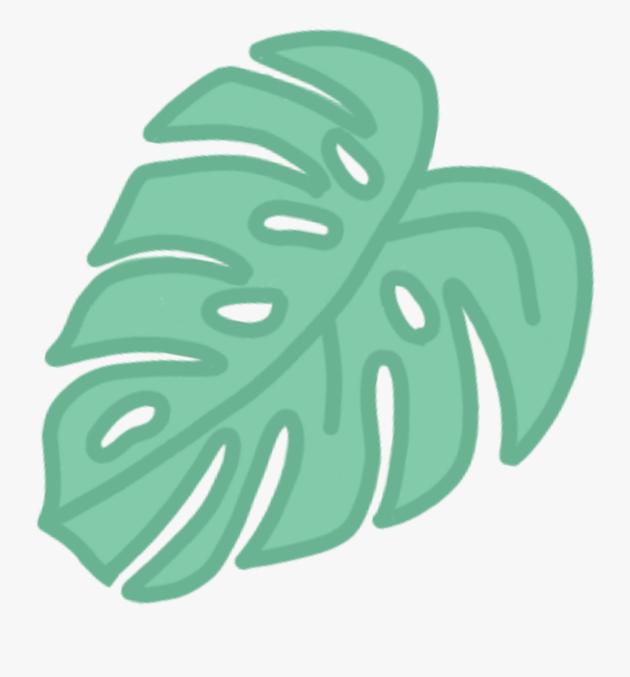 #bananaleaf #jungleleaf #jungle #tree #forest #cute - Illustration, Transparent Clipart