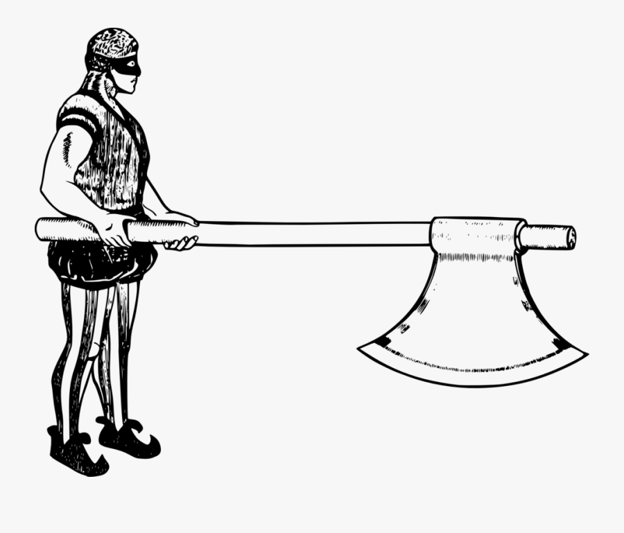 Clipart - Executioner - Executioner Black And White, Transparent Clipart