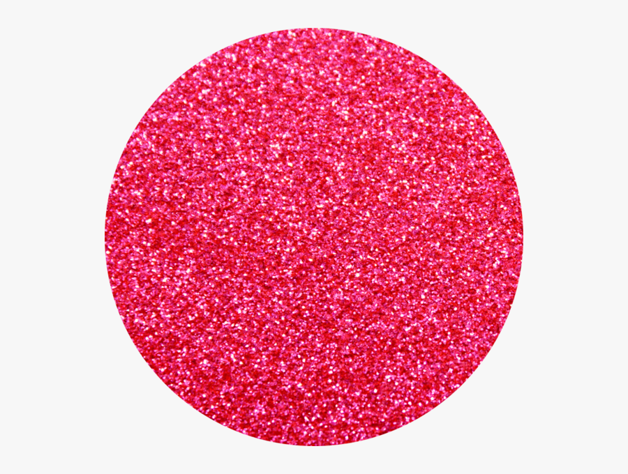 Glitter Pink Circle Background, Transparent Clipart