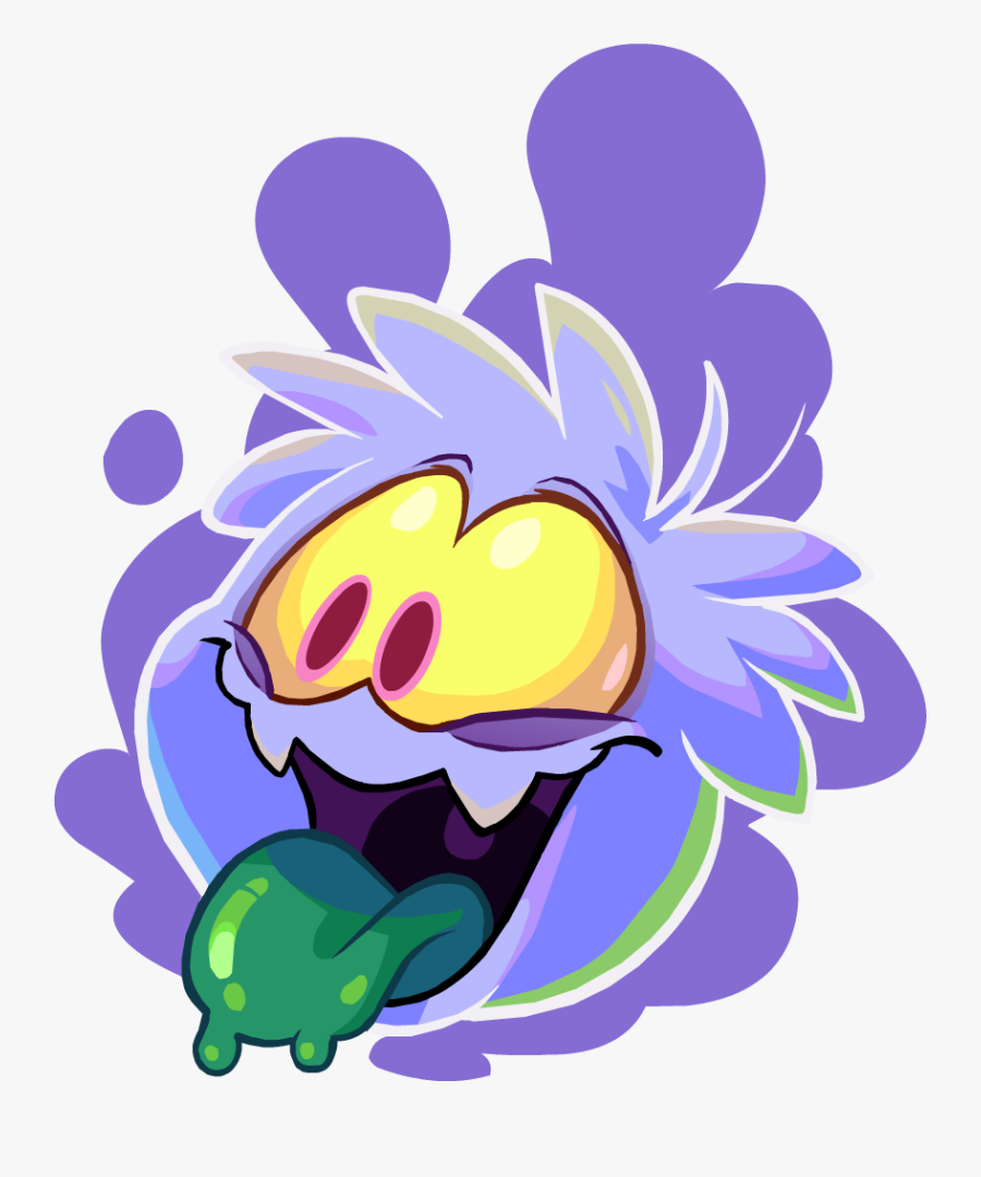 Club Penguin Flowers - Club Penguin Puffle Fantasma Png, Transparent Clipart