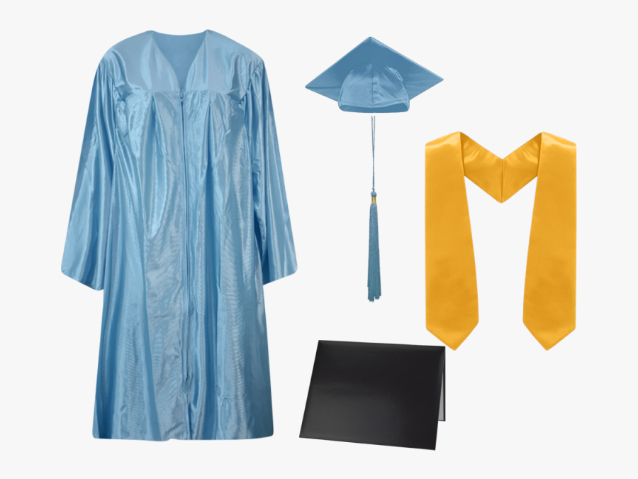 Graduation Gowns Caps And Tassels, Transparent Clipart