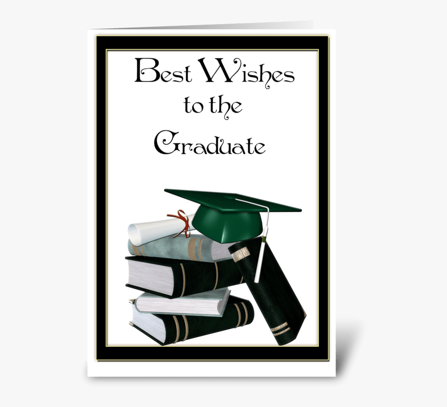 Graduate Books, Cap, Diploma Greeting Card - Picture Frame, Transparent Clipart