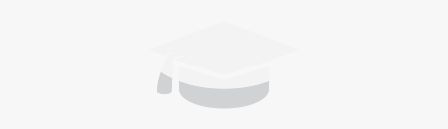 Graduation Hat - White - Graduation, Transparent Clipart