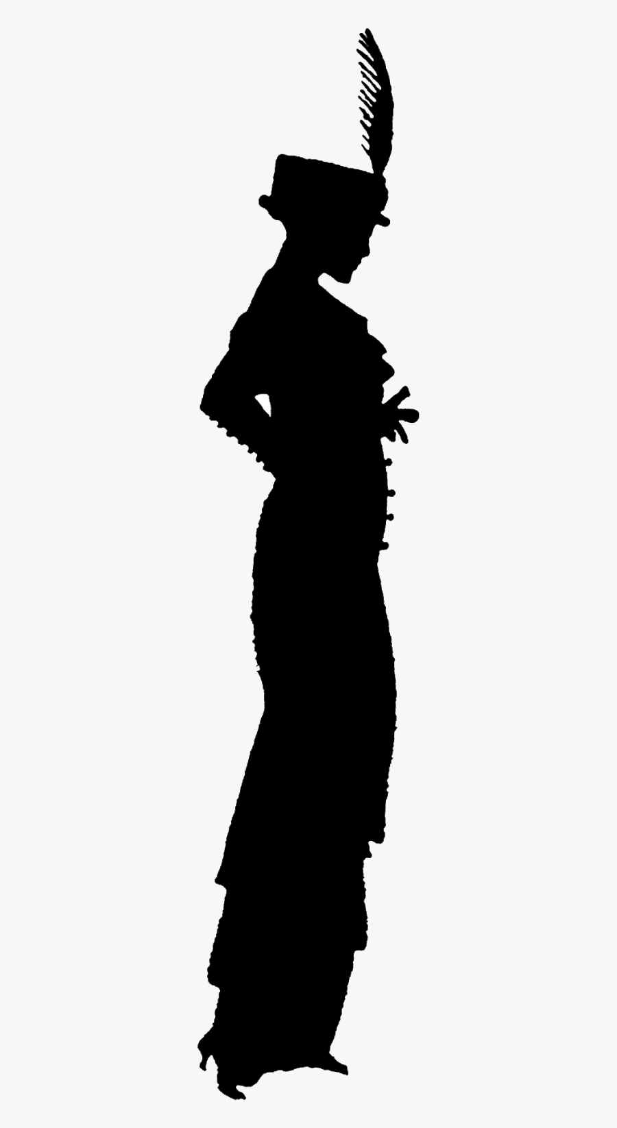 The Above Image Is A Png Format - Flappers Silhouettes Transparent Background, Transparent Clipart