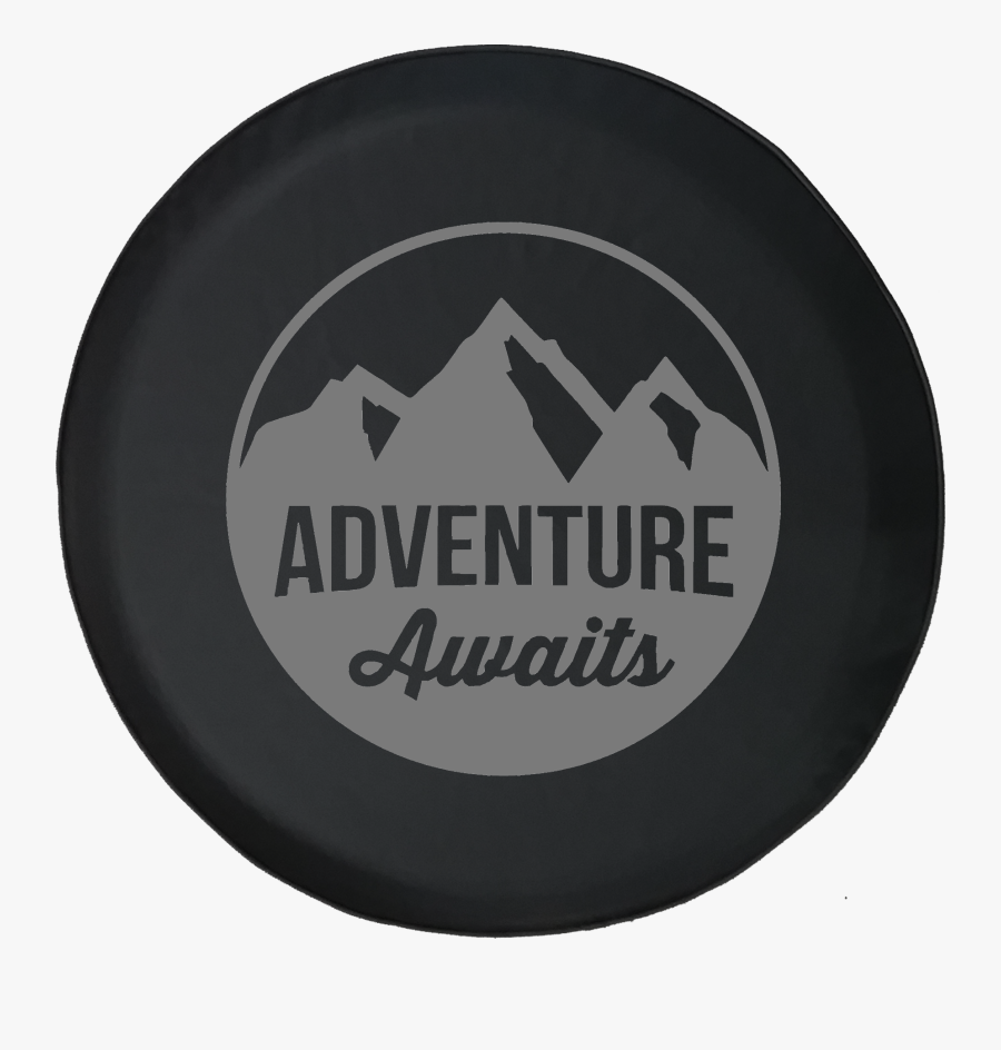 Adventure Awaits Mountain Scene Stamp Style Offroad - Cafe Marita, Transparent Clipart