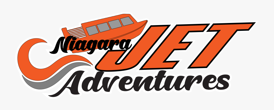 Jetboatlogoblack-004 - Niagara Jet Adventures Logo, Transparent Clipart
