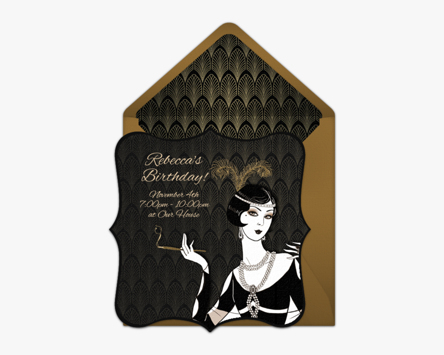 Clip Art 1920s Themes - Illustration, Transparent Clipart