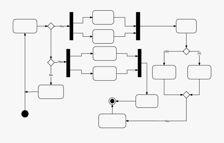 Flowchart, Transparent Clipart