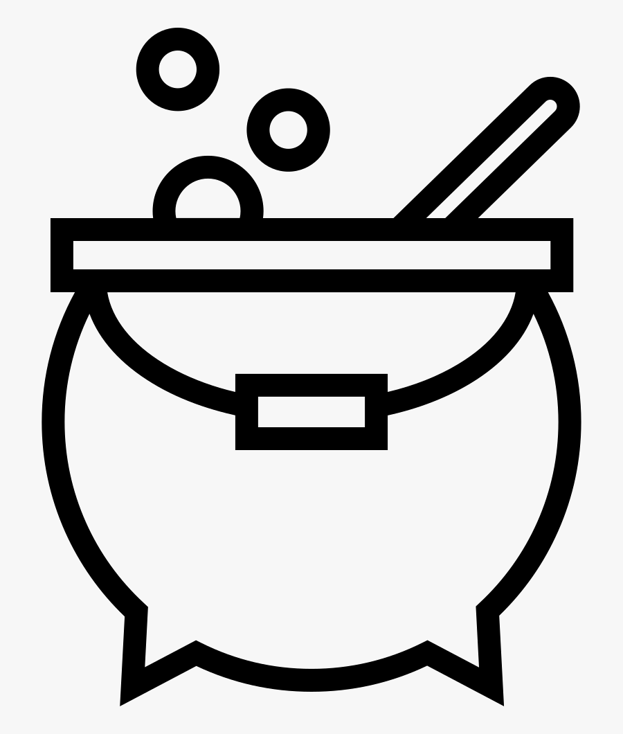Witch Of Png Icon - Caldero De Bruja Para Colorear, Transparent Clipart