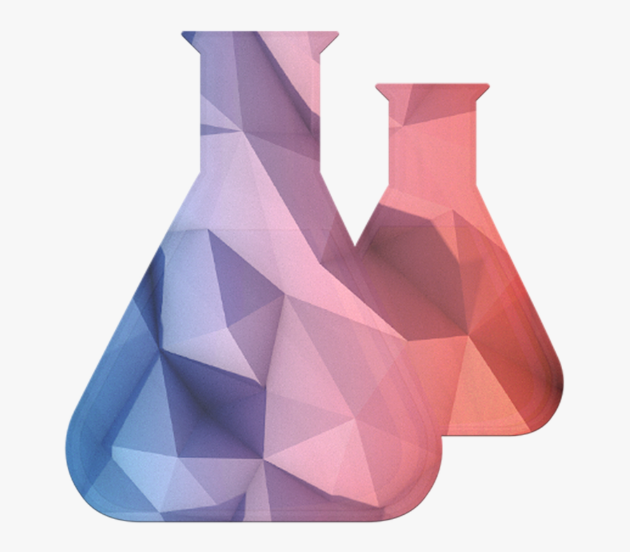 Science Scientific Science Glasses Poly Triangle - Png Ciência, Transparent Clipart
