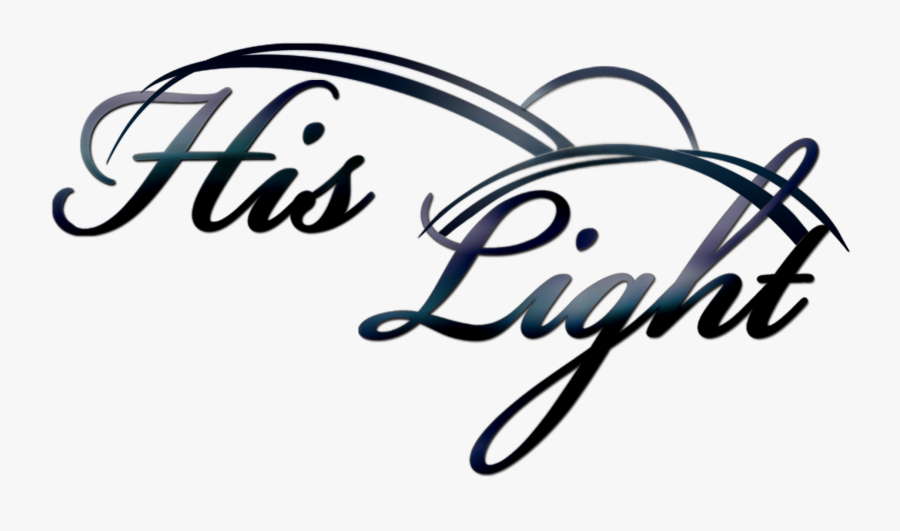 Logo And Icon For The Church Of His Light On The Hill - Calligraphy, Transparent Clipart