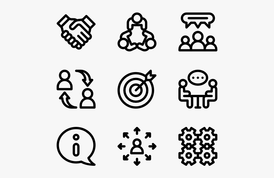 Discussion - Farming Icons, Transparent Clipart