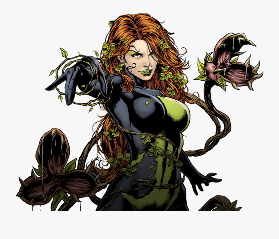 Transparent Poison Ivy Clipart - Poison Ivy Comic Transparent, Transparent Clipart