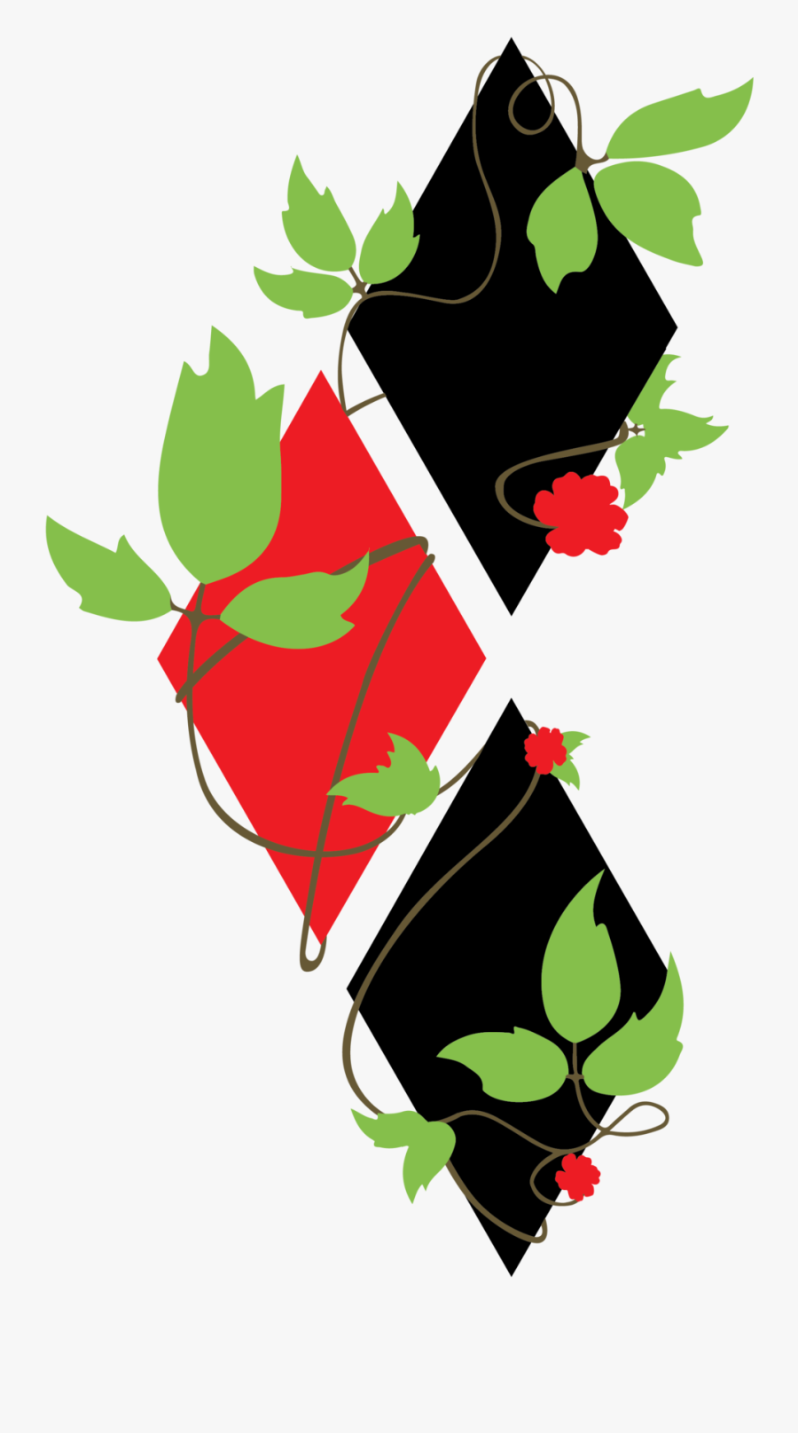 Harley Quinn And Poison Ivy Symbol , Free Transparent Clipart - ClipartKey