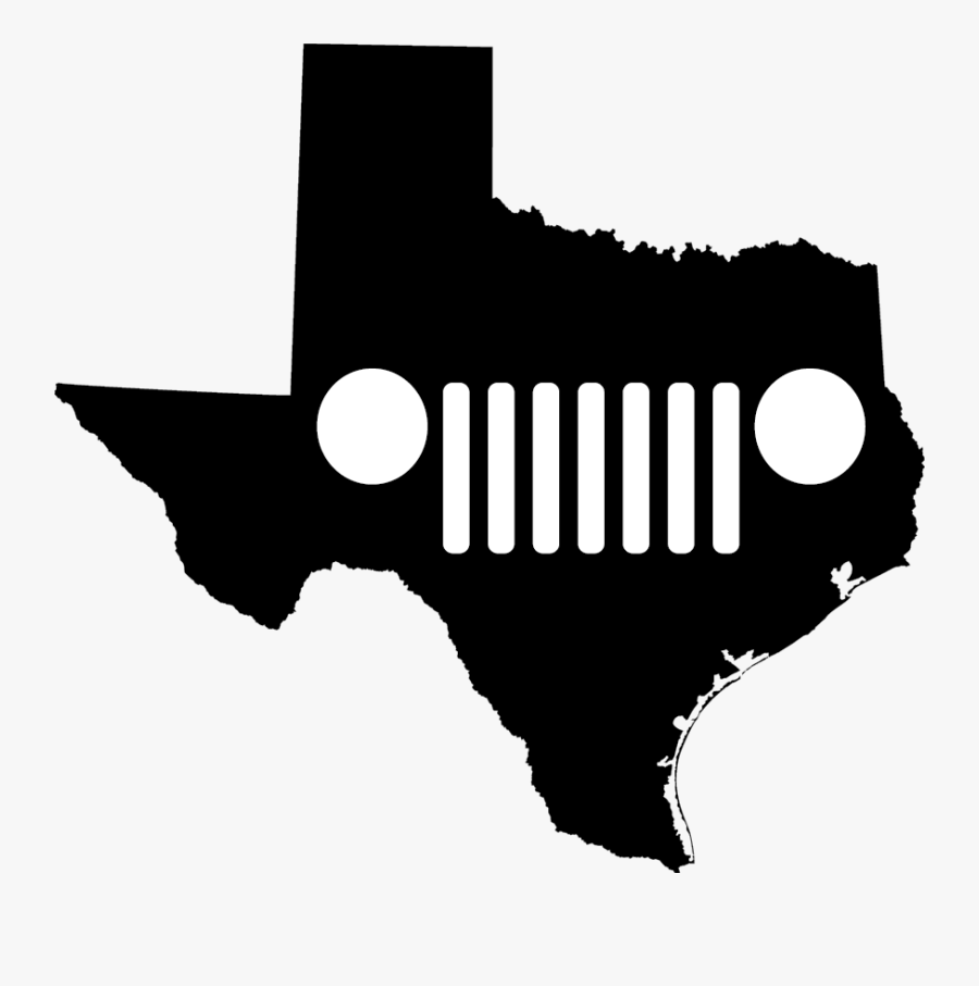 Jeep Clipart Grille - Texas Political Map 2017, Transparent Clipart